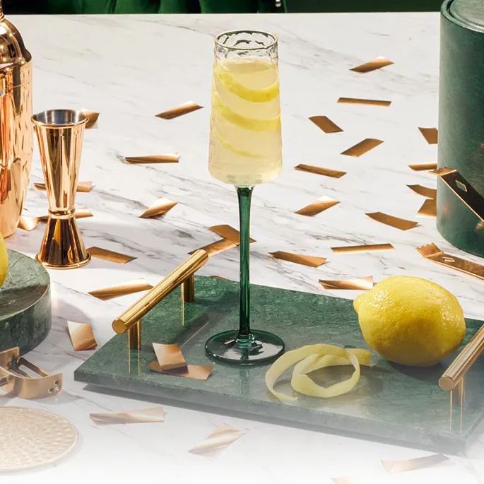 Cocktail 73 tequila bottle in the pic Tres Generaciones