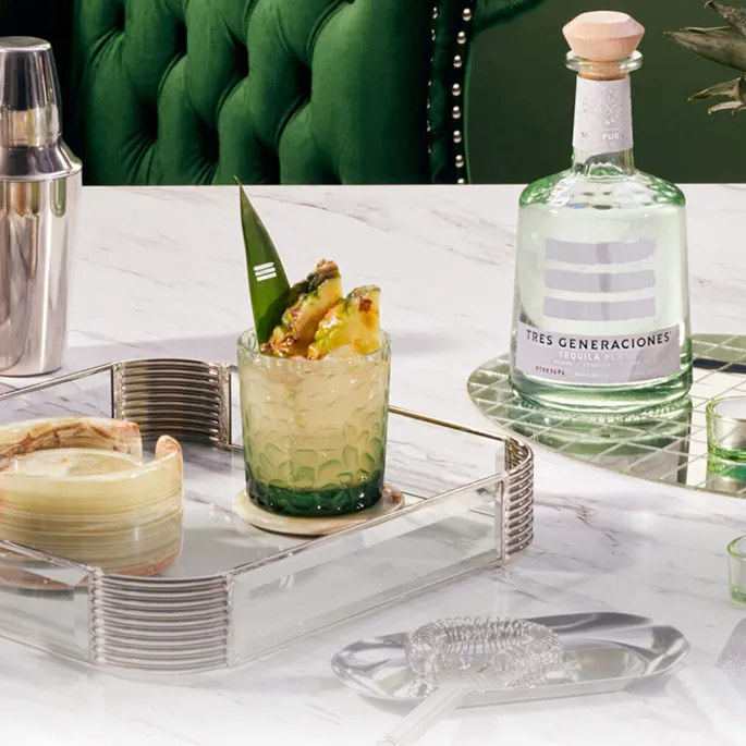 Tequila Cocktail Pineapple Tres Generaciones