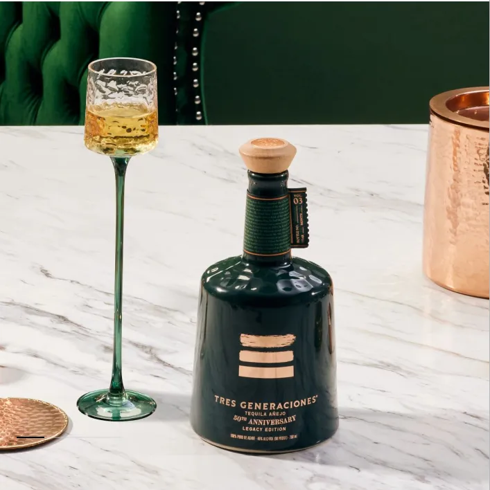 Image of black 50th anniversary anejo bottle 