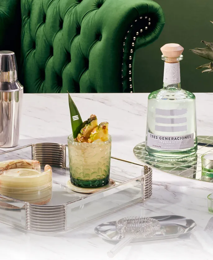 Tequila Cocktail Pineapple Tres Generaciones